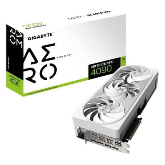 Scheda Grafica Gigabyte GeForce RTX 4090 AERO OC 24GB GDDR6X DLSS3 White