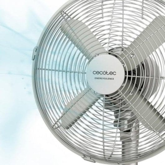 Ventilatore Cecotec EnergySilence 610 SteelDesk 40W acciaio 3 velocità 30cm oscillante