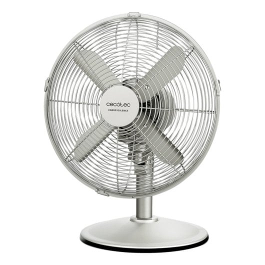 Ventilatore Cecotec EnergySilence 610 SteelDesk 40W acciaio 3 velocità 30cm oscillante