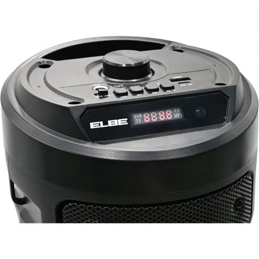 Elbe ALT-88-TWS Enceinte Karaoké Portable LED 10W SD/USB/FM + Microphone Noir