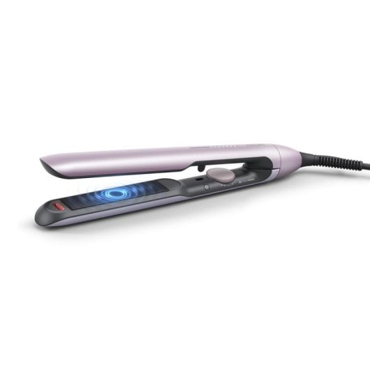 Prancha de Cabelo Cerâmica Philips 5000 Series BHS530/00 230ºC 12 Configurações Iónica Prata