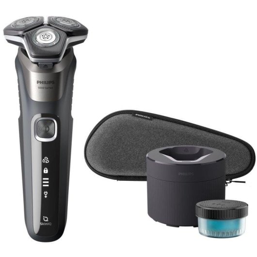 Rasoio Elettrico Viso Philips Shaver Series 5000 S5887/50 Senza Filo 60min Funzionamento a Umido 3 Testine Ricarica Rapida
