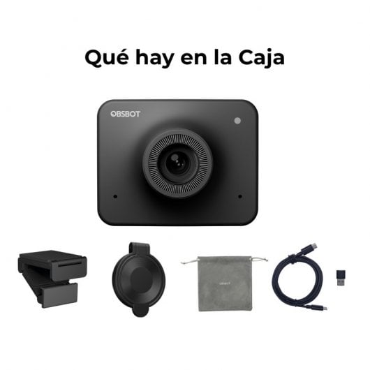 Obsbot Meet Cámara Web 1080p 60FPS con IA Negra