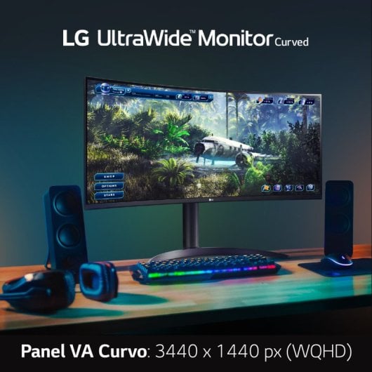 LG 34WP65CP-B 34" LED UWQHD 160Hz FreeSync Premium Curved