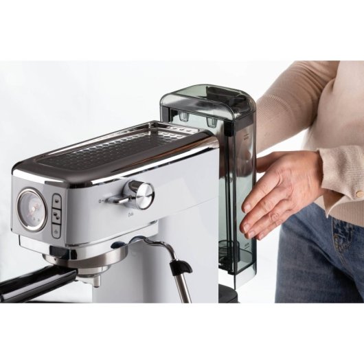 Ariete 1381 Cafetera Espresso Manual 15 Bares Blanco