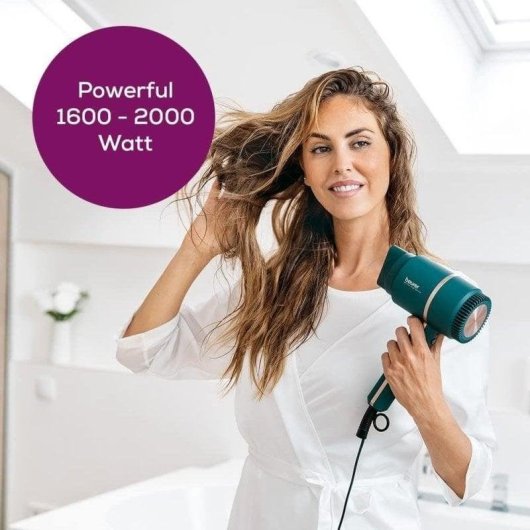 Ionen Föhn Beurer HC 35 Ocean 2000W 3 Temperaturstufen 3 Geschwindigkeiten Blau