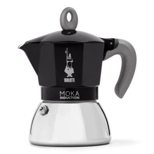 Caffettiera Moka Bialetti Moka Induction 0,9 L 4 Tazze nera per induzione