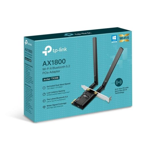 Archer TX20E Adaptador PCIe AX1800 Wi-Fi 6 Bluetooth 5.2/Doble Banda