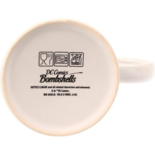 Taza cerámica Batgirl Baseball Coleccionista Retro Apta Lavavajillas/Microondas PVC