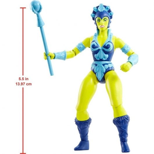 Figura de ação Mattel Masters of the Universe Origins Evil Lyn 14cm