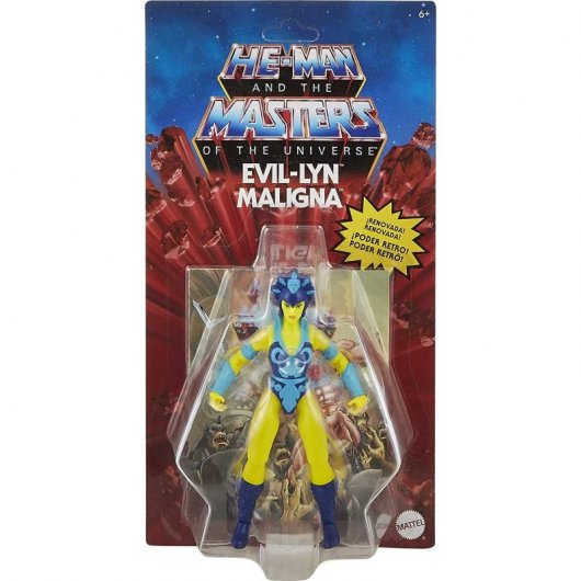 Figura de ação Mattel Masters of the Universe Origins Evil Lyn 14cm