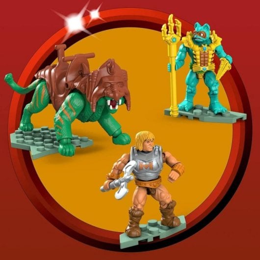 Set de Construcción Mega Construx Masters of the Universe Roton con Battle Cat y 2 Figuras