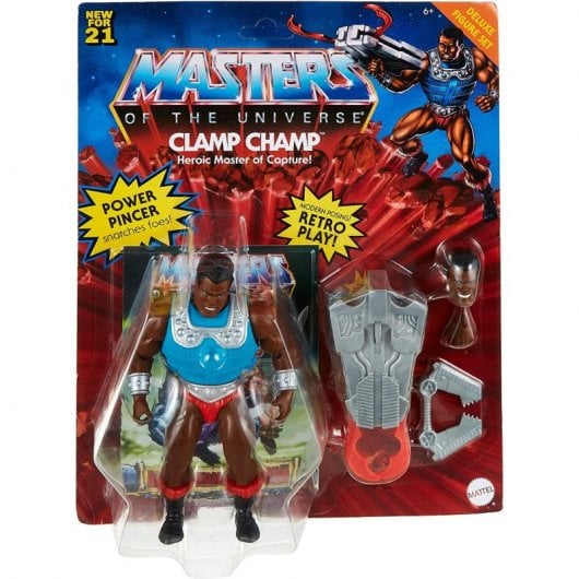 Mattel Masters del Universo Origins Clam Champ Figura de Acción 14cm