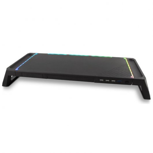 Deep Gaming SN06 RGB Gaming-Monitorständer mit 4-Port-USB-HUB
