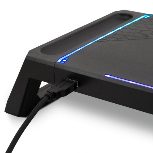Deep Gaming SN06 RGB Gaming-Monitorständer mit 4-Port-USB-HUB