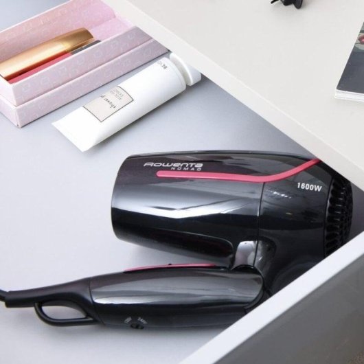 Klappbarer Föhn Rowenta Nomad CV3323F0 1600W 2 Temperaturstufen 2 Geschwindigkeiten Schwarz