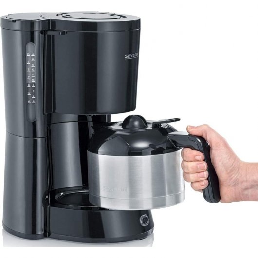 Severin KA 4835 Cafeteira Elétrica de Filtro 8 Chávenas Aço Inoxidável