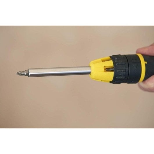 Cacciavite manuale Stanley 0-68-010 Multipunta a cricchetto magnetico 10 inserti