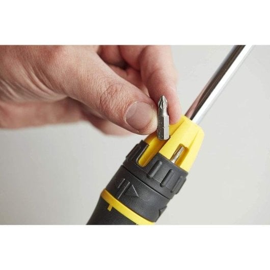 Cacciavite manuale Stanley 0-68-010 Multipunta a cricchetto magnetico 10 inserti