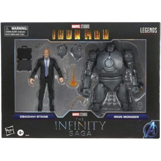 Hasbro Original Marvel Legends The Infinity Saga Obadiah Stane + Iron Monger