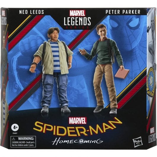 Hasbro Originale Marvel Legends Spider-Man 60° Anniversario Peter Parker + Ned Leeds