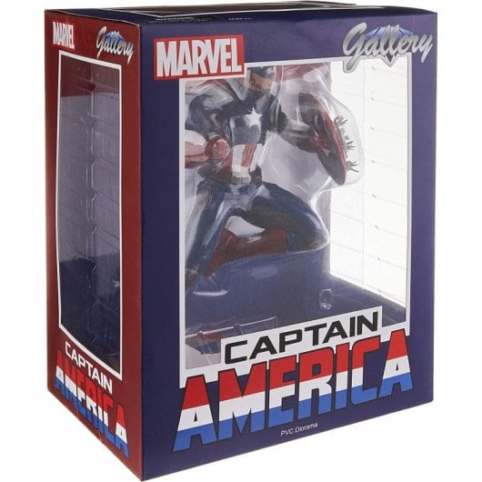 Diamond Capitán America Marvel Gallery Figura 25 cm