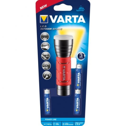 Varta 17627101421 Noir, Rouge Lampe torche LED