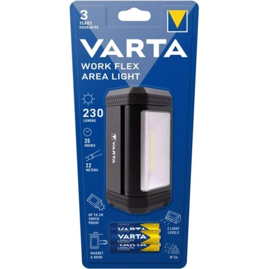Varta Work Flex Area Light LED-Notleuchte 230 lm schwarz