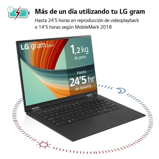 LG 14T90R-G.AA75B notebook i7-1360P Ibrido (2 in 1) 35,6 cm (14") Touch screen WUXGA Intel® Core™ i7 16 GB LPDDR5-SDRAM 512 GB SSD Wi-Fi 6 (802.11ax) Windows 11 Home Nero