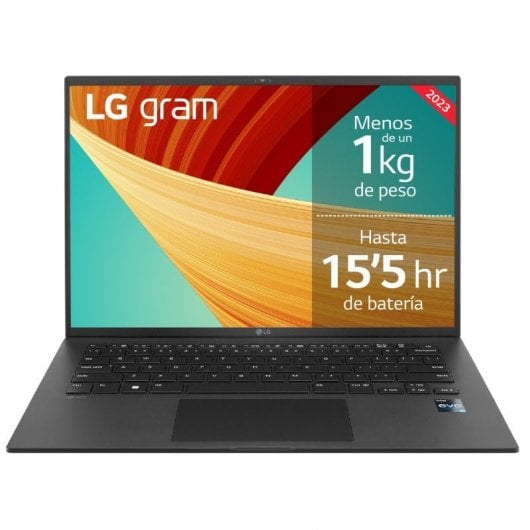 LG Gram 14Z90R-G.AP75B notebook i7-1360P Computer portatile 35,6 cm (14") WUXGA Intel® Core™ i7 16 GB LPDDR5-SDRAM 512 GB SSD Wi-Fi 6 (802.11ax) Windows 11 Home Nero