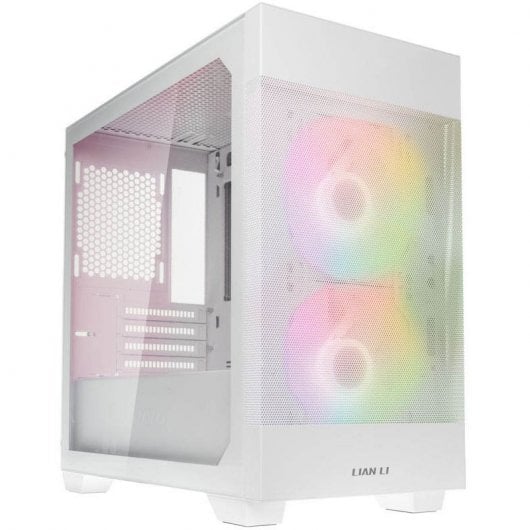 Lian-Li Lancool 205M Mesh RGB Vetro temperato USB 3.0 Bianco