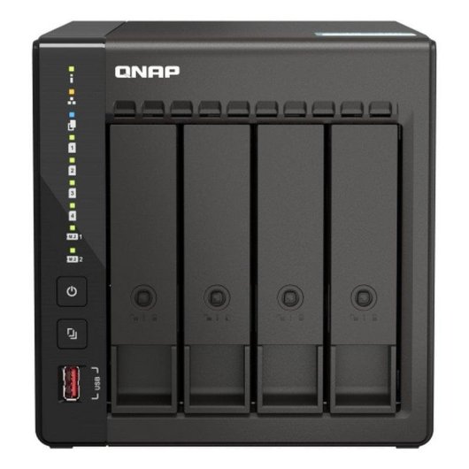 NAS Tower QNAP TS-453E Intel Celeron J6412 8GB 4-Bay 2x2,5GbE 2xHDMI M.2
