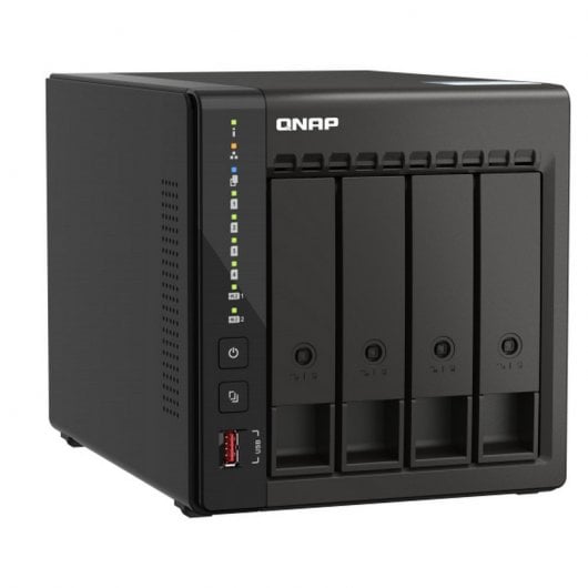 QNAP TS-453E NAS Tower Ethernet/LAN Schwarz J6412