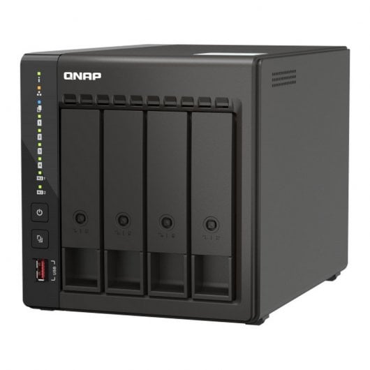 QNAP TS-453E NAS Tower Ethernet/LAN Schwarz J6412