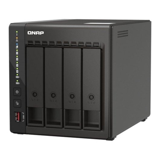 NAS Tower QNAP TS-453E Intel Celeron J6412 8GB 4-Bay 2x2,5GbE 2xHDMI M.2