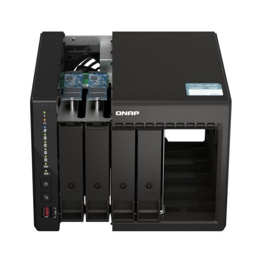 QNAP TS-453E NAS Tower Ethernet/LAN Schwarz J6412
