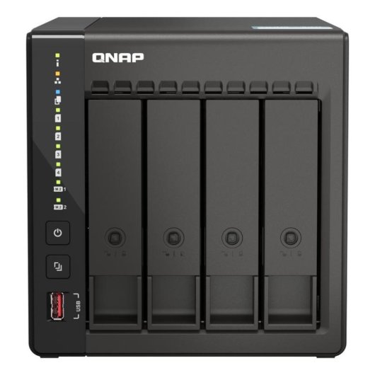 NAS Tower QNAP TS-453E Intel Celeron J6412 8GB 4-Bay 2x2,5GbE 2xHDMI M.2