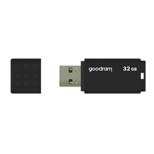 Unidad flash USB GoodRam UME3 32GB USB 3.2 Gen 1 negra tapón