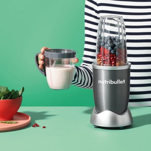 NutriBullet NB606DG Frullatore in vetro 0,7 L 600 W Argento