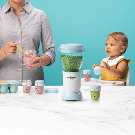 NutriBullet Baby NBY100 200W Blauer Mixer