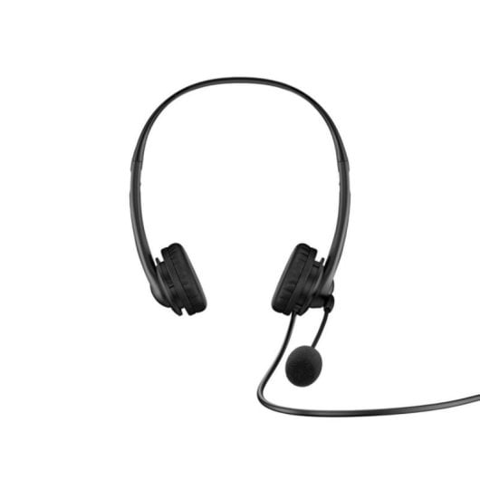 Casque HP G2 filaire USB-A pour bureau avec réduction de bruit et microphone, noir