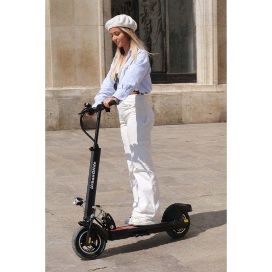 Patinete électrique UrbanGlide AR2 500W Autonomie 40km Roues 10" Disques Noir/Rouge