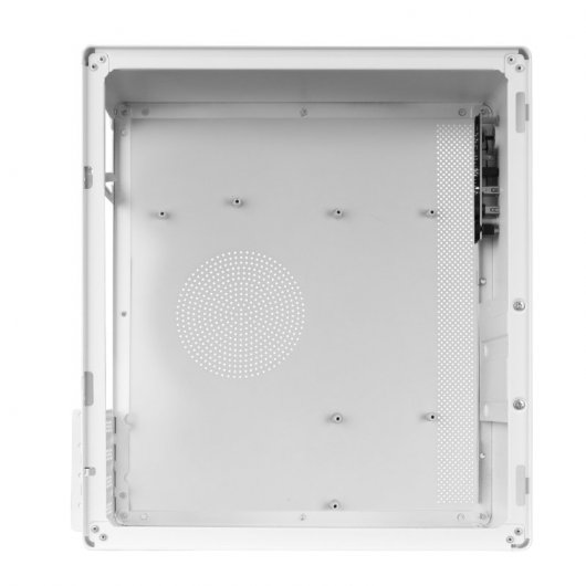 Tacens ORUMX Ultrakompaktes, schlankes MicroATX-Minitower-Gehäuse mit hinterem Lüfter, 80 mm, Weiß