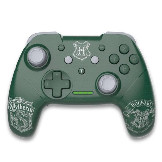 Mando inalámbrico Freaks and Geeks Slytherin doble vibración y giroscopio para Nintendo Switch