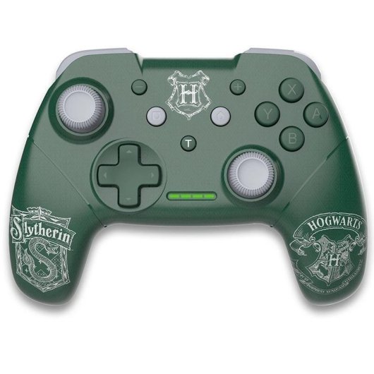 Mando inalámbrico Freaks and Geeks Slytherin doble vibración y giroscopio para Nintendo Switch