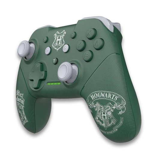 Mando inalámbrico Freaks and Geeks Slytherin doble vibración y giroscopio para Nintendo Switch