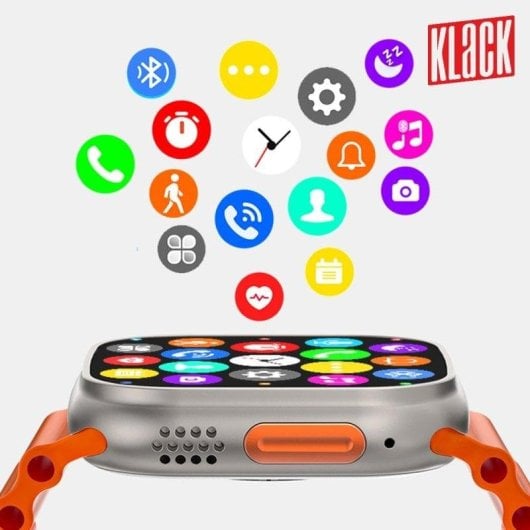 Klack S8 Ultra Plus Reloj Smartwatch Gris