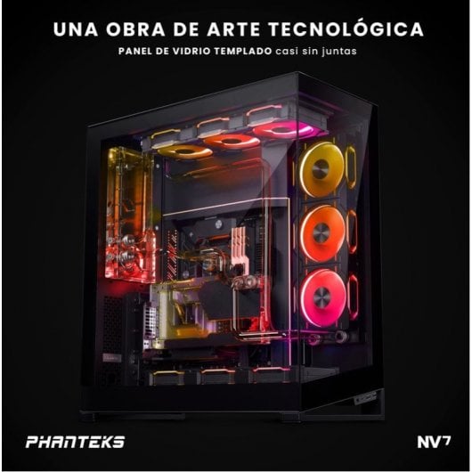 Phanteks NV Series NV7 D-RGB Full Tower gehärtetes Glas USB-C schwarz