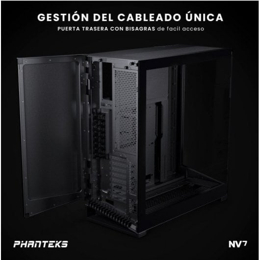 Phanteks NV serie NV7 D-RGB Full Tower in vetro temperato USB-C nero