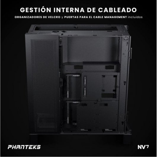 Phanteks NV Series NV7 D-RGB Full Tower gehärtetes Glas USB-C schwarz